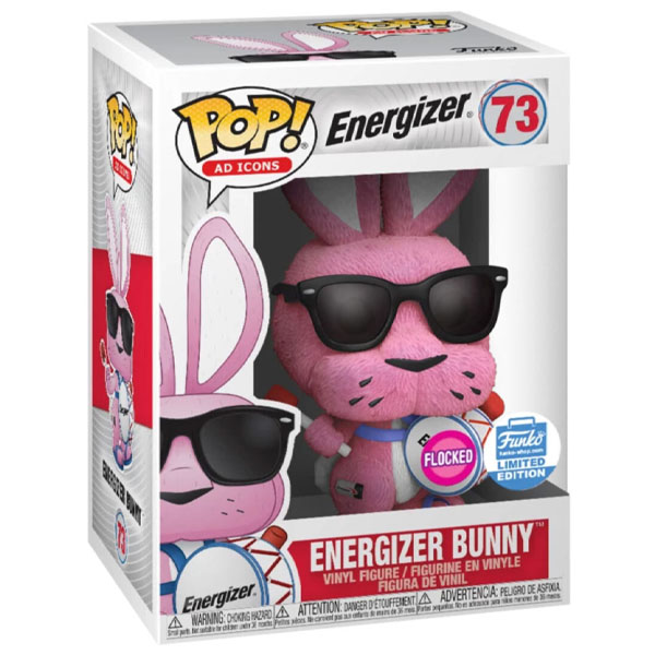 Funko POP #73 Ad Icons Energizer Bunny Flocked Exclusive Figure